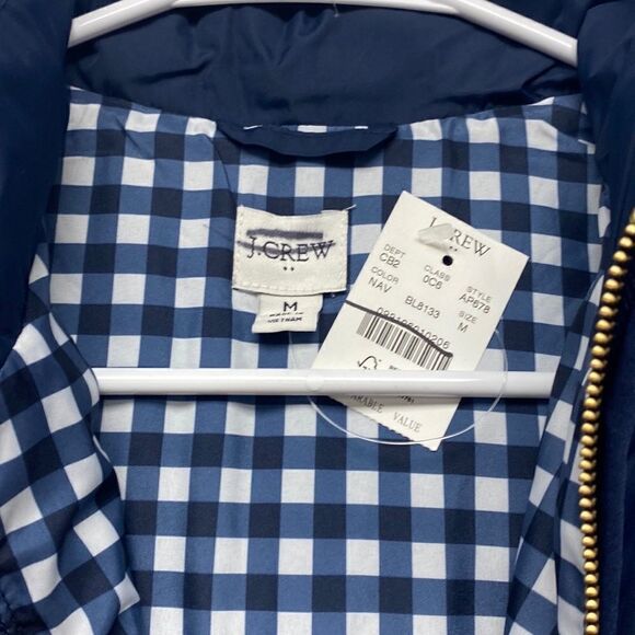 J. Crew Factory Puffer vest with snap pockets* - Picture 4 of 4
